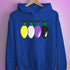 Nonbinary Pride Christmas Lights Hoodie - Royal Blue